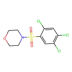 4-[(2,4,5-Trichlorophenyl)sulfonyl]morpholine structure