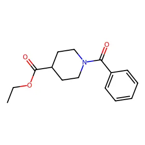 Ethyl 1-benzoylpiperidine-4-carboxylate structure