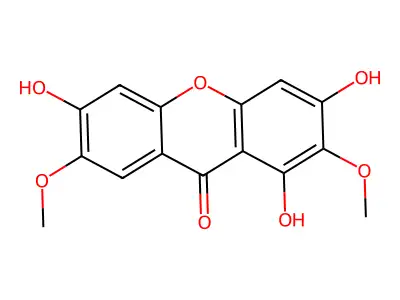 Onjixanthone II structure
