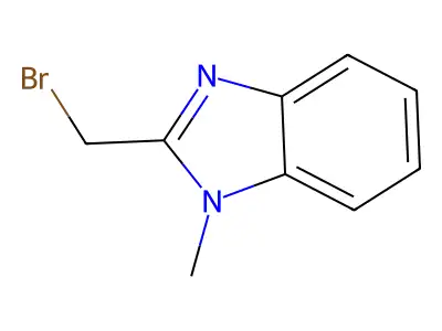 2-(Bromomethyl)-1-methyl-1H-benzimidazole structure