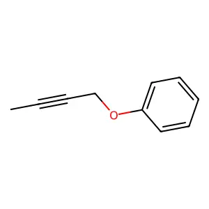 But-2-ynyloxybenzene structure
