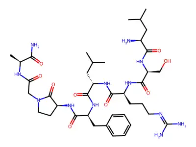 gamma-Lactam(11) human growth hormone (6-13) structure