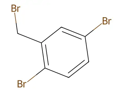 1,4-Dibromo-2-(bromomethyl)benzene structure