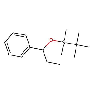 Silane, (1,1-dimethylethyl)dimethyl(1-phenylpropoxy)- structure