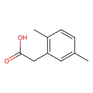 2,5-Dimethylphenylacetic acid structure
