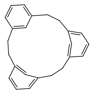Tri-m-xylylene structure