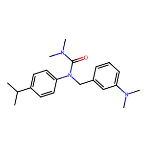 Urea, 3-((3-dimethylaminophenyl)methyl)-1,1-dimethyl-3-(4-propan-2-ylphenyl)- structure