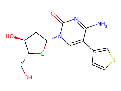 5-(3-Thienyl)-2   -deoxycytidine structure