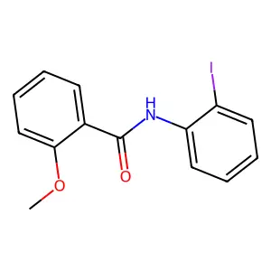 N-(2-iodophenyl)-2-methoxybenzamide structure