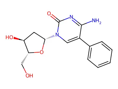 2'-Deoxy-5-phenylcytidine structure