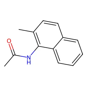 N-(2-methylnaphthalen-1-yl)acetamide structure