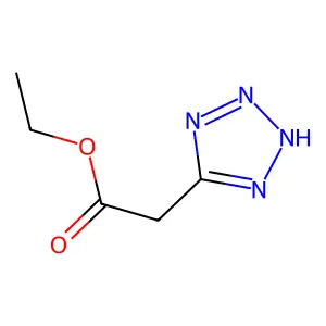 Ethyl 1H-tetrazole-5-acetate structure