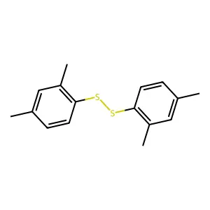 Bis(2,4-xylyl) disulfide structure
