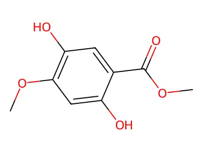 Methyl 2,5-dihydroxy-4-methoxybenzoate structure
