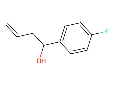 4-(4-Fluorophenyl)-1-buten-4-ol structure