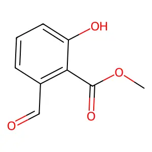 Methyl 2-formyl-6-hydroxybenzoate structure