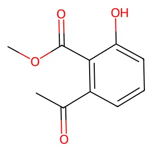 Methyl 2-acetyl-6-hydroxybenzoate structure