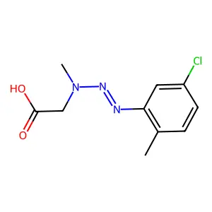 N-((5-Chloro-o-tolyl)azo)sarcosine structure
