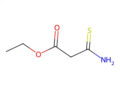 Ethyl 3-amino-3-sulfanylidenepropanoate structure