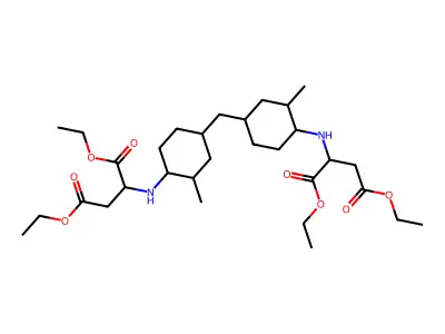bis(4-(1,2-bis(ethoxycarbonyl)ethylamino)-3-methylcyclohexyl)methane structure