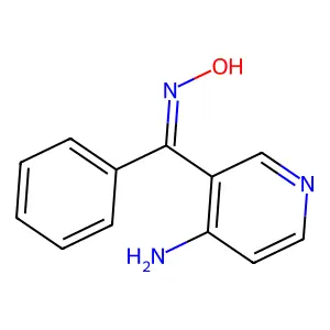 N-[(4-Aminopyridin-3-yl)(phenyl)methylidene]hydroxylamine structure