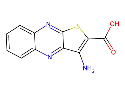 3-aminoquinoxaline-2-carboxylic Acid structure