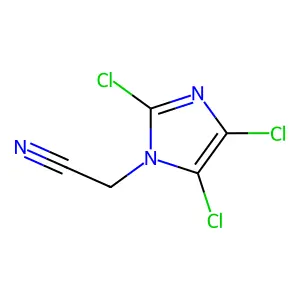 2-(2,4,5-Trichloroimidazol-1-yl)acetonitrile structure