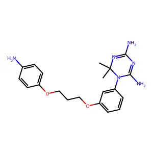 Substituted diamino triazene structure