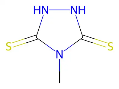 4-Methyl-1,2,4-triazolidine-3,5-dithione structure