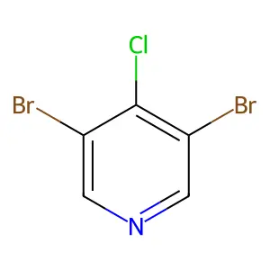 3,5-Dibromo-4-chloropyridine structure