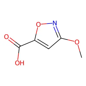 3-Methoxy-1,2-oxazole-5-carboxylic acid structure