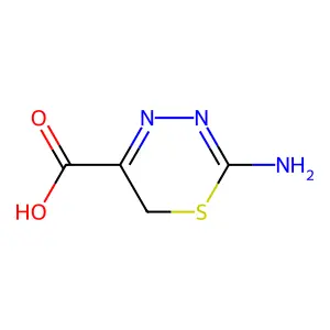 2-amino-6H-1,3,4-thiadiazine-5-carboxylic Acid structure