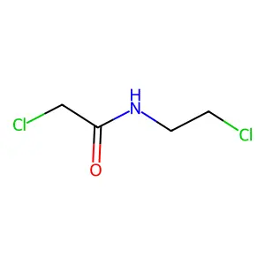 2-chloro-N-(2-chloroethyl)acetamide structure