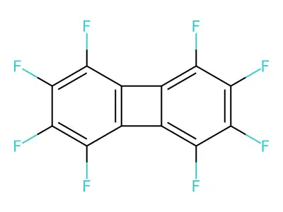 Octafluorobiphenylene structure