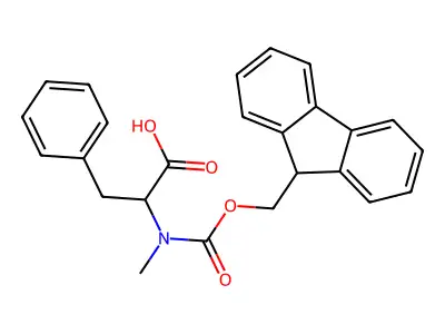 Fmoc-N-methyl-DL-phenylalanine structure