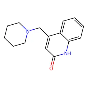 4-Piperidin-1-ylmethyl-1H-quinolin-2-one structure