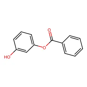 Resorcinol, monobenzoate structure