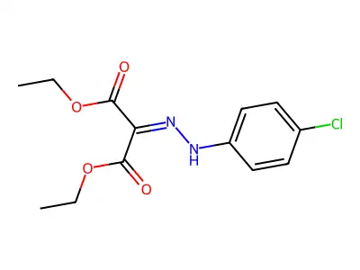 Diethyl [2-(4-chlorophenyl)hydrazinylidene]propanedioate structure