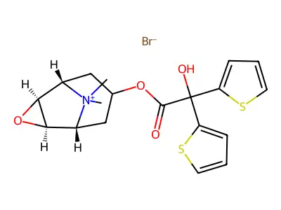 噻托溴铵 structure