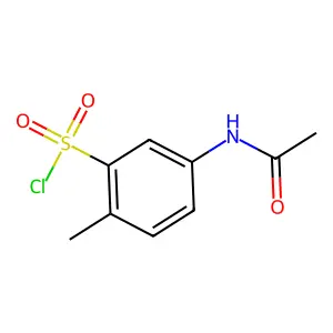 5-Acetamido-2-methylbenzenesulphonyl chloride structure