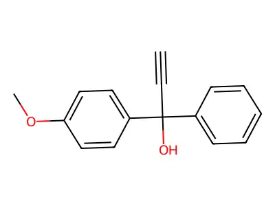 1-(4-Methoxyphenyl)-1-phenylprop-2-yn-1-ol structure