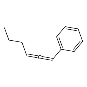 Benzene, 1,2-hexadienyl- structure