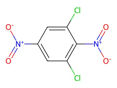 Benzene, 1,3-dichloro-2,5-dinitro- structure