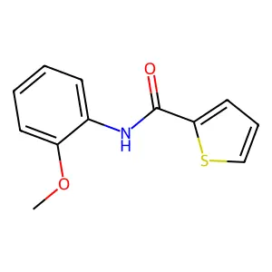 N-(2-甲氧基苯基)噻吩-2-甲酰胺 structure