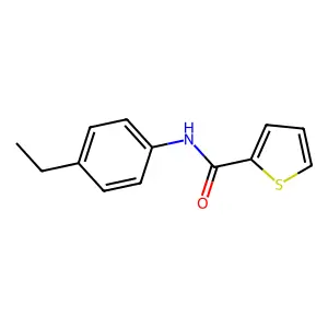 N-(4-乙基苯基)噻吩-2-甲酰胺 structure