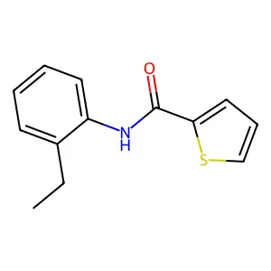 N-(2-乙基苯基)-2-噻吩甲酰胺 structure