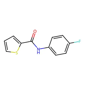N-(4-氟苯基)-2-噻吩甲酰胺 structure