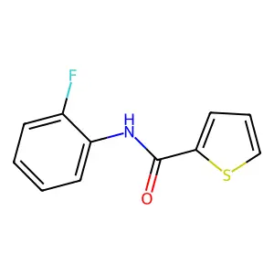 N-(2-氟苯基)噻吩-2-甲酰胺 structure