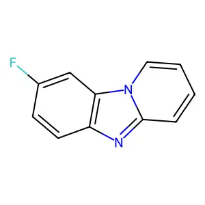 8-Fluoropyrido[1,2-a]benzimidazole structure