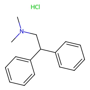Benzeneethanamine, N,N-dimethyl-beta-phenyl-, hydrochloride (1:1) structure